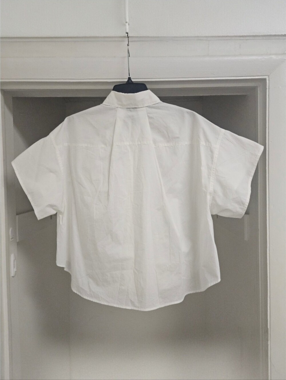 RAG & BONE MAURA POPLIN SHIRT WHITE SMALL - Picture 6 of 9